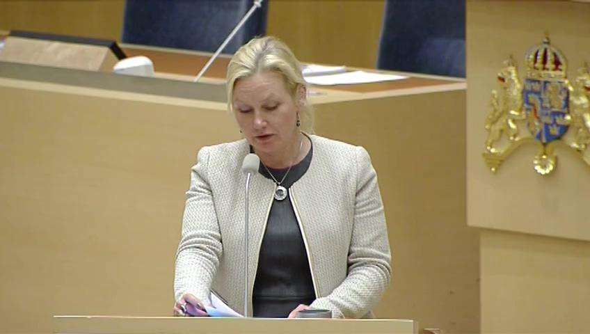 Still from Interpellationsdebatt: Avtalsbrott och budgettrixande med det västsvenska paketet