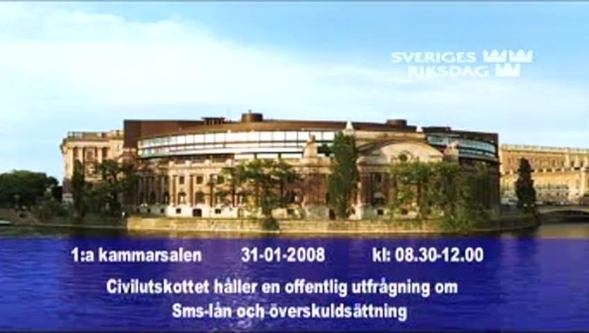 Stillbild från Öppen utfrågning, Session 14372