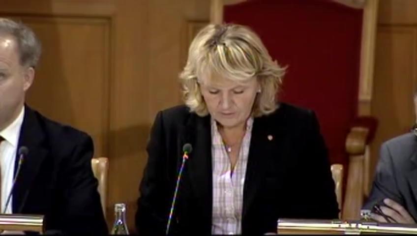 Stillbild från Öppen utfrågning, KU-utfrågning om granskningsärenden