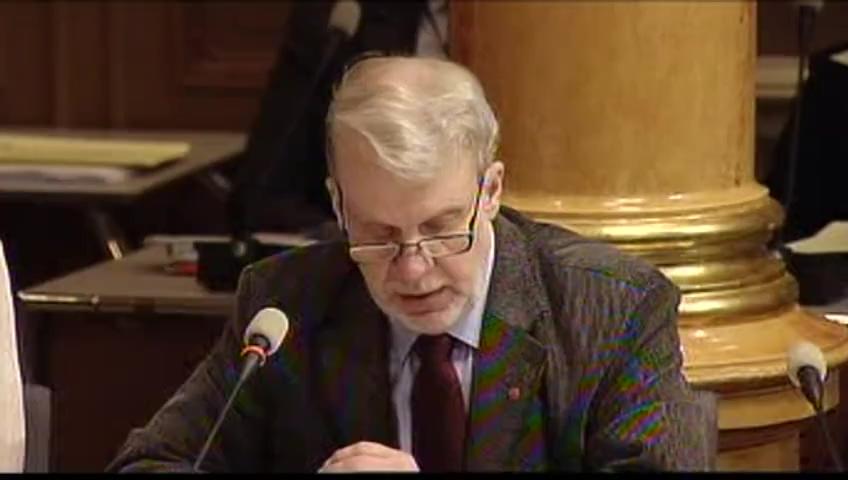 Stillbild från Öppen utfrågning, KU-utfrågning om granskningsärenden