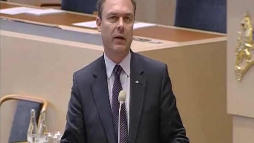 Stillbild från Interpellationsdebatt, Framtidens skolpolitik
