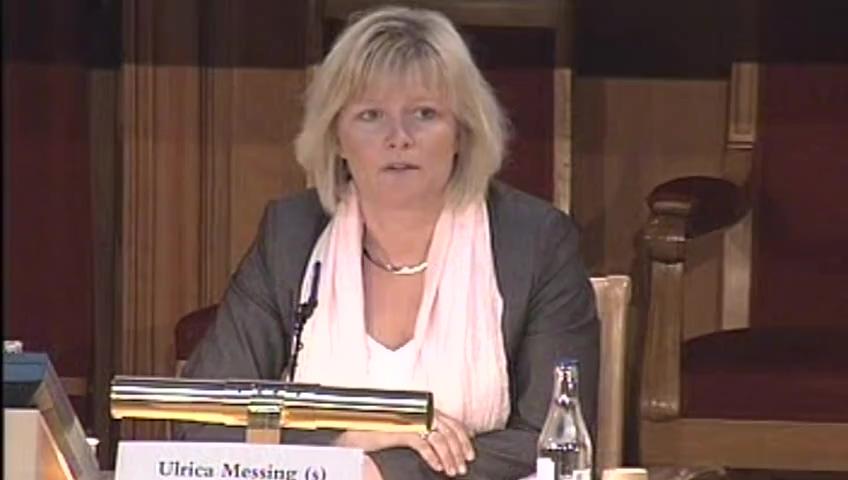 Stillbild från Öppen utfrågning, Öppen utfrågning om regeringens förslag En anpassad försvarsunderrättelse_verksamhet