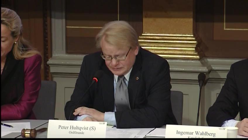 Stillbild från Öppen utfrågning, Nästa generation JAS Gripen