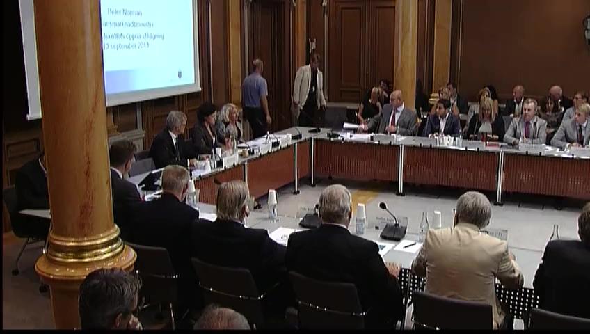 Stillbild från Öppen utfrågning, Öppen utfrågning om makrotillsyn för bättre finansiell stabilitet