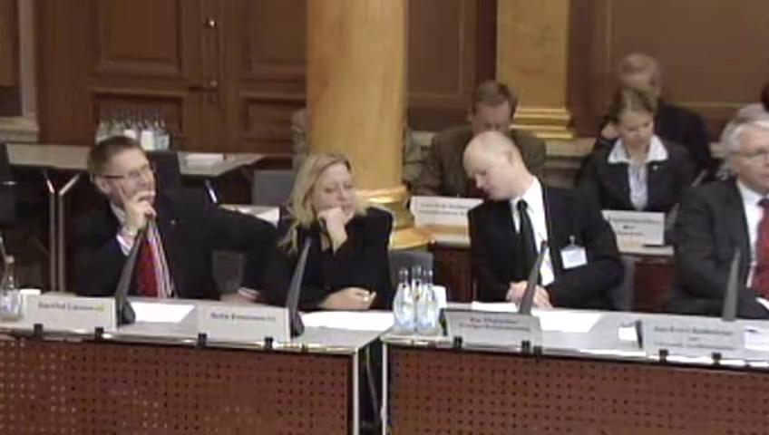 Stillbild från Öppen utfrågning, Transportsektorn och utsläppshandel