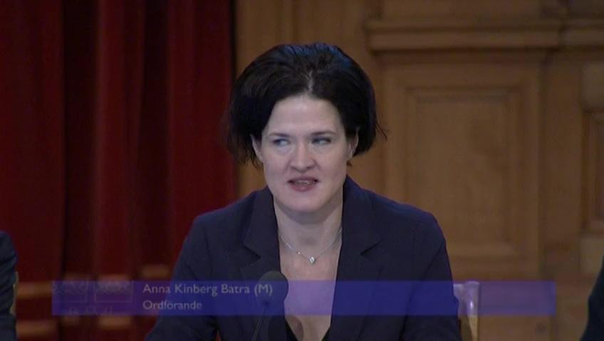 Stillbild från Öppen utfrågning, Öppen utfrågning om ändrad brytpunkt för statlig inkomstskatt