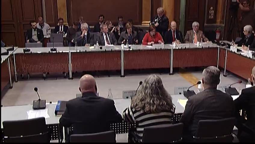 Stillbild från Öppen utfrågning, KU-utfrågning om granskningsärende