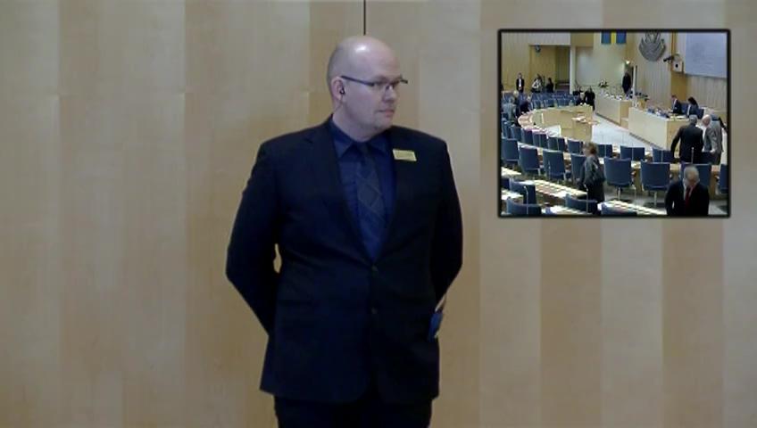 Stillbild från Utrikespolitisk debatt, Utrikespolitisk debatt - teckenspråk