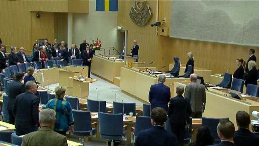 Stillbild från Partiledardebatt, Debate between party leaders