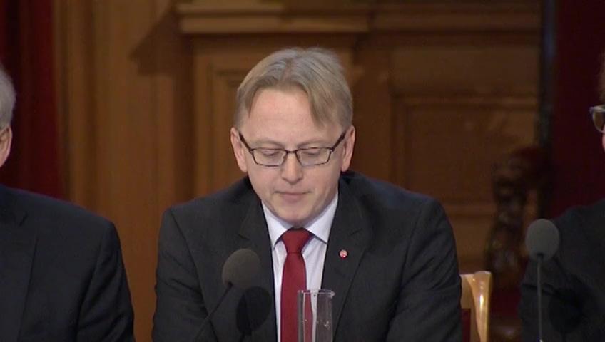 Stillbild från Öppen utfrågning, Öppen utfrågning om Riksbankens rapport Redogörelse för penningpolitiken 2017