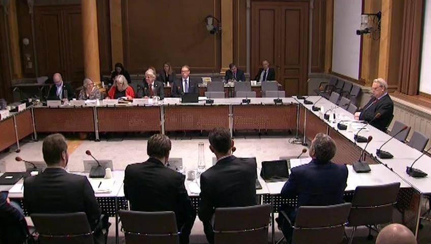 Stillbild från Öppen utfrågning, KU-utfrågningar om granskningsärenden