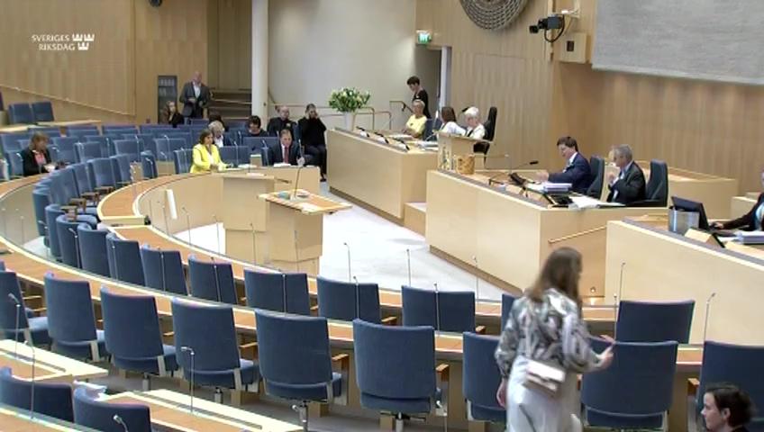 Stillbild från Partiledardebatt, Debate between party leaders