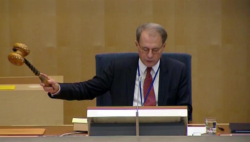 Stillbild från Utrikespolitisk debatt, Foreign policy debate