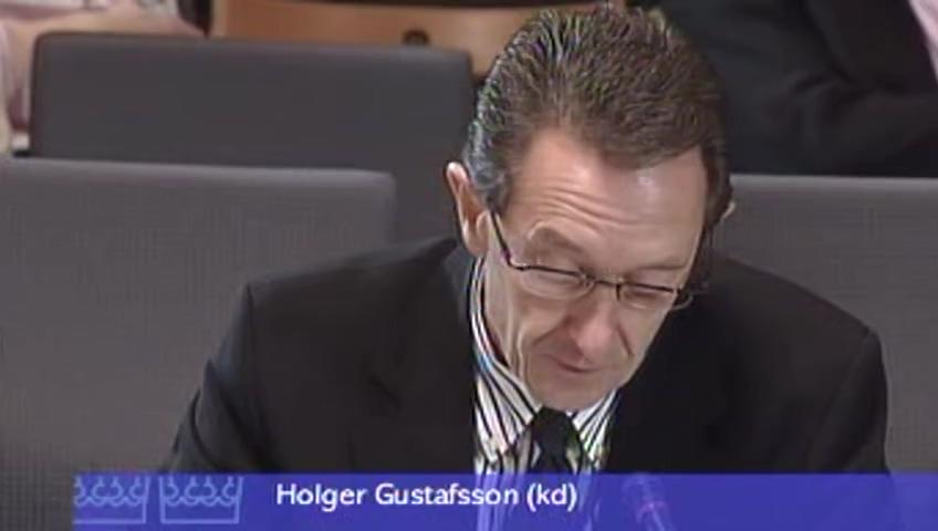 Stillbild från Öppen utfrågning, Öppet samråd i EU-nämnden inför Europeiska rådets möte