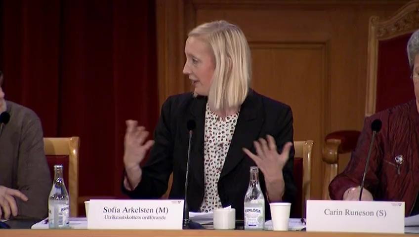 Stillbild från Öppen utfrågning, Öppen utfrågning om Sveriges globala engagemang i sexuell och reproduktiv hälsa och rättigheter