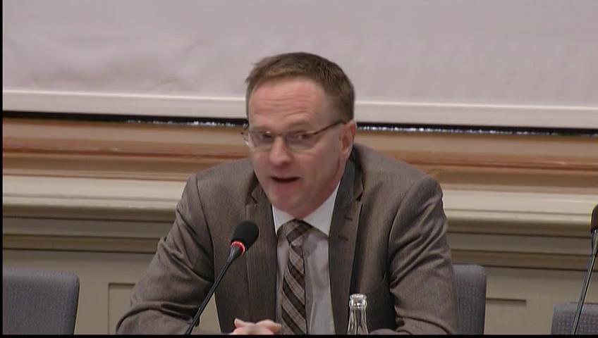 Stillbild från Öppen utfrågning, KU-utfrågning om granskningsärenden