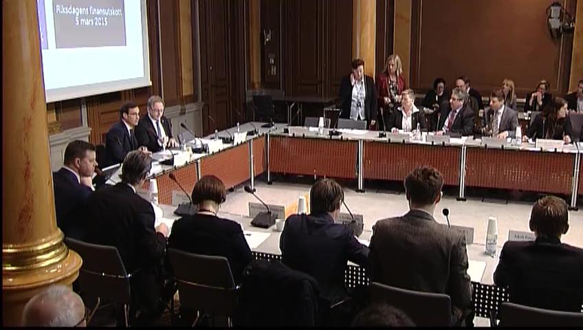 Stillbild från Öppen utfrågning, Öppen utfrågning om penningpolitiken