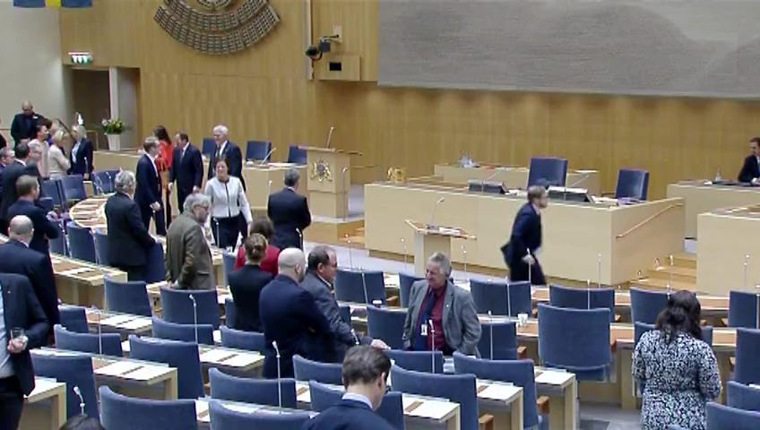 Stillbild från Partiledardebatt, Debate between party leaders