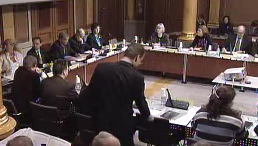 Stillbild från Öppen utfrågning, Den aktuella penningpolitiken februari 2006