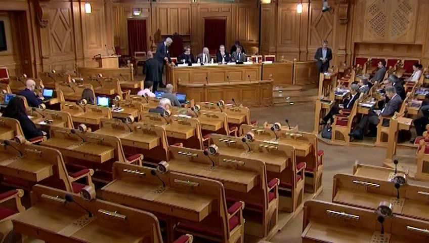 Stillbild från Öppen utfrågning, Öppen utfrågning om penningpolitiken