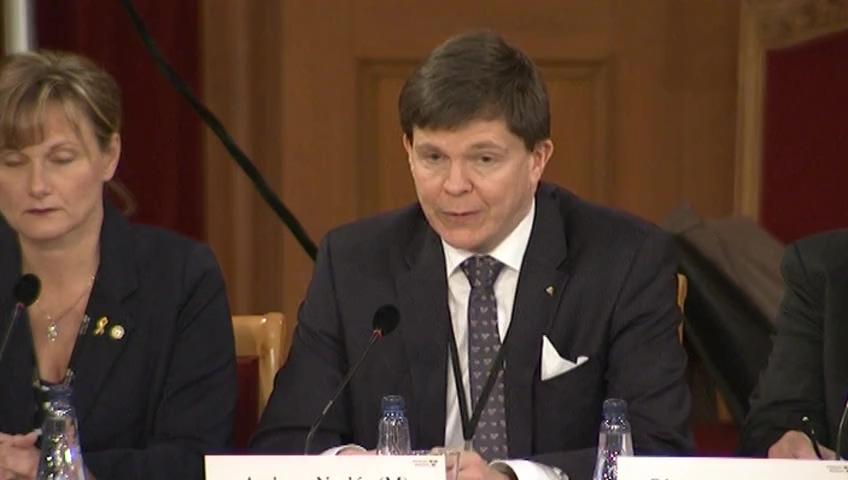 Stillbild från Öppen utfrågning, KU-utfrågning med statsminister Stefan Löfven (S)