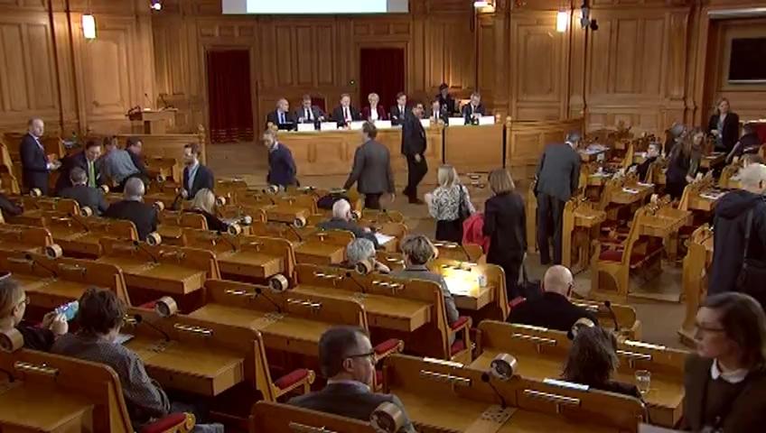 Stillbild från Öppen utfrågning, Öppen utfrågning om finansiell stabilitet och makrotillsyn