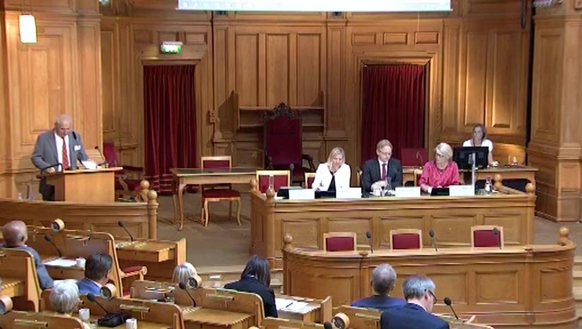 Stillbild från Öppen utfrågning, Öppen utfrågning om Finanspolitiska rådets rapport Svensk finanspolitik 2018