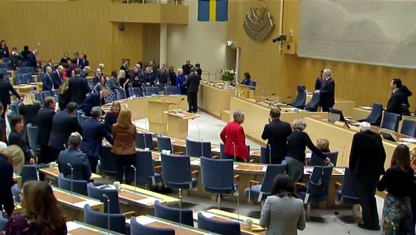 Stillbild från Partiledardebatt, Debate between party leaders