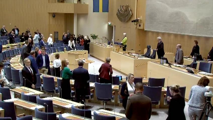 Stillbild från Partiledardebatt, Debate between party leaders