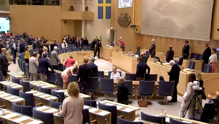 Stillbild från Partiledardebatt, Debate between party leaders