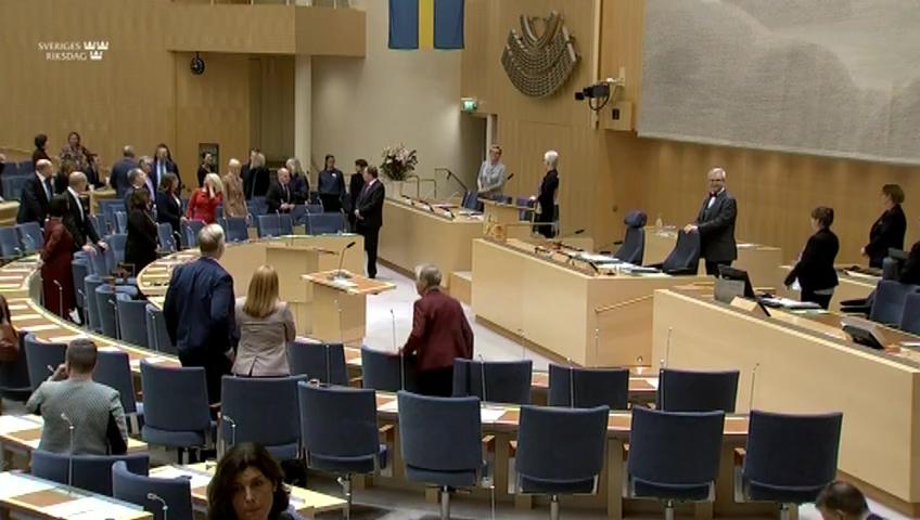 Stillbild från Partiledardebatt, Debate between party leaders