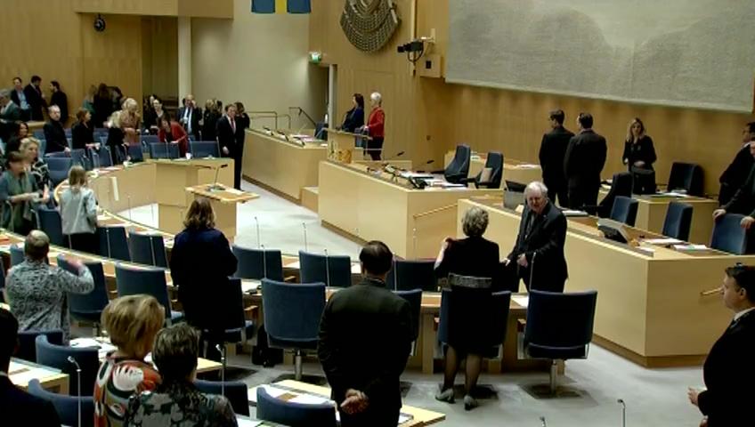 Stillbild från Partiledardebatt, Debate between party leaders