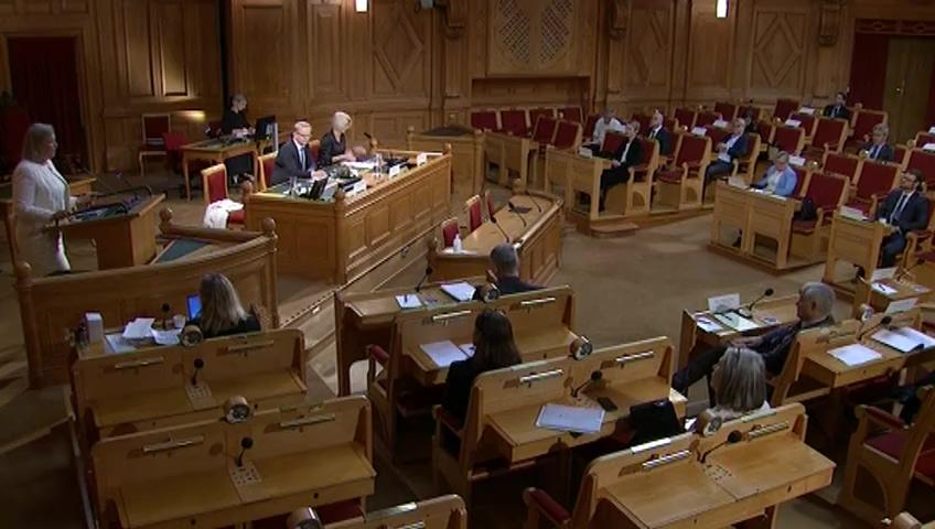 Stillbild från Öppen utfrågning, Öppen utfrågning om Riksrevisionens årliga rapport 2020