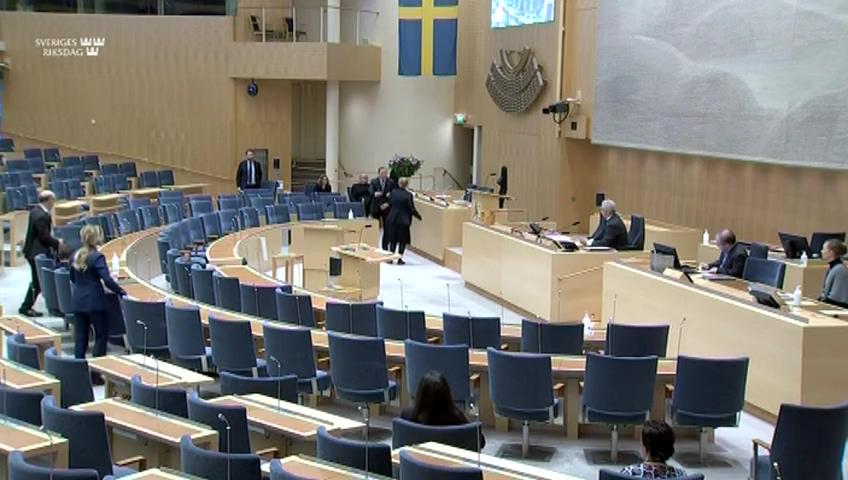 Stillbild från Partiledardebatt, Debate between party leaders