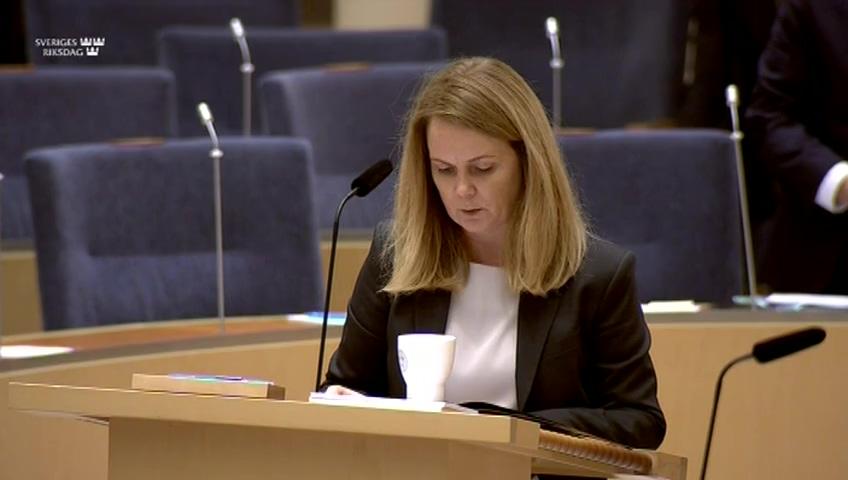 Stillbild från Interpellationsdebatt, Sillfisket i Sverige