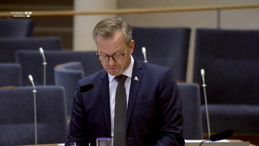 Stillbild från Interpellationsdebatt, Vardagsbrottslighet och otrygghet