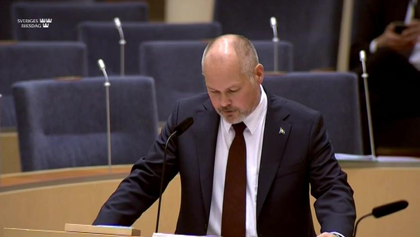 Stillbild från Interpellationsdebatt, Äganderätten