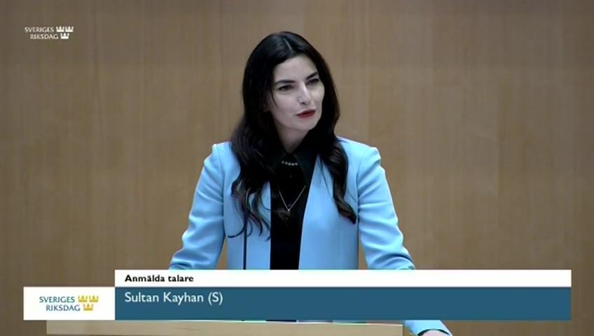 Stillbild från Debatt om förslag, Skattereduktion för förvärvsinkomster och utvidgad tidsgräns för expertskatt