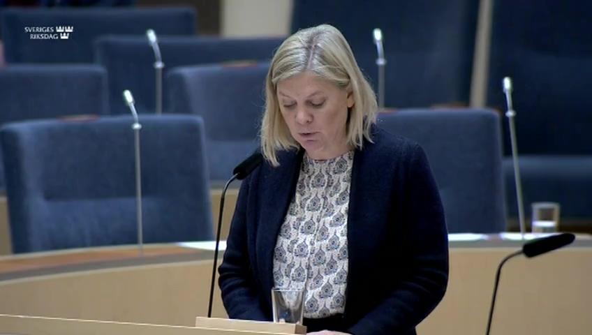 Stillbild från Interpellationsdebatt, Skatt på dieseldrivna fordon