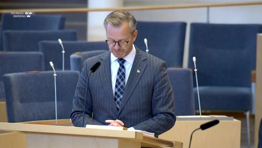 Stillbild från Interpellationsdebatt, Allvarliga hot mot poliser