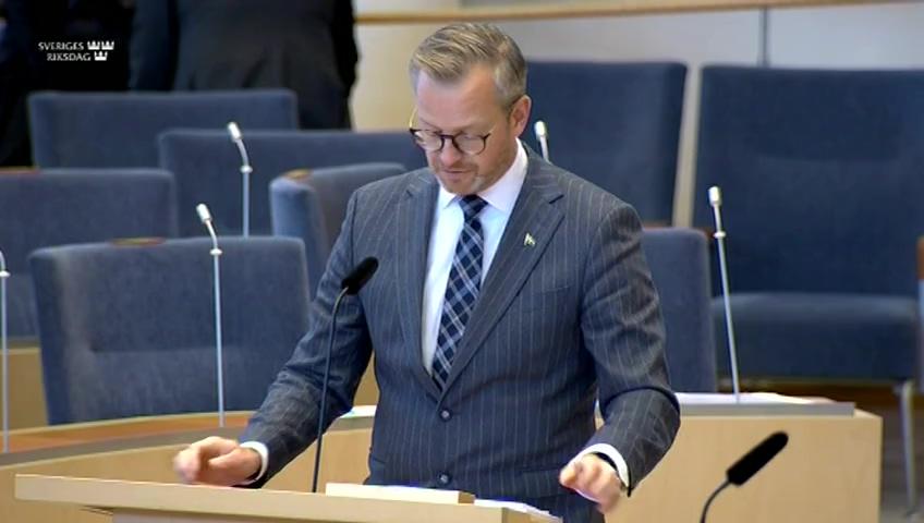 Stillbild från Interpellationsdebatt, Inställda mässors inverkan på jobb och tillväxt