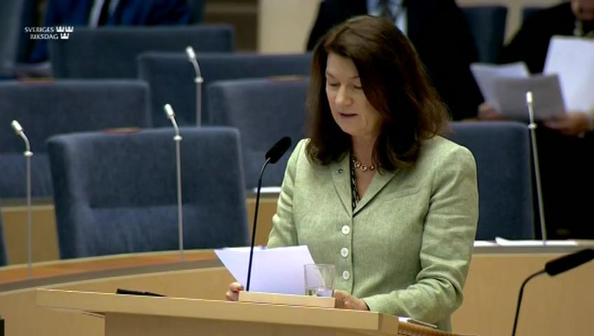 Stillbild från Interpellationsdebatt, Den i Iran dödsdömde svenske medborgaren Ahmadreza Djalali