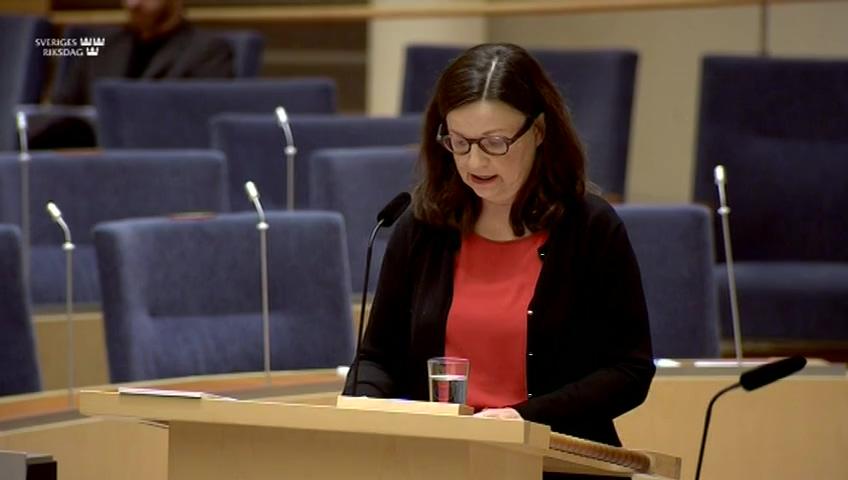 Stillbild från Interpellationsdebatt, Idrottsutbildningar i gymnasie- och gymnasiesärskola