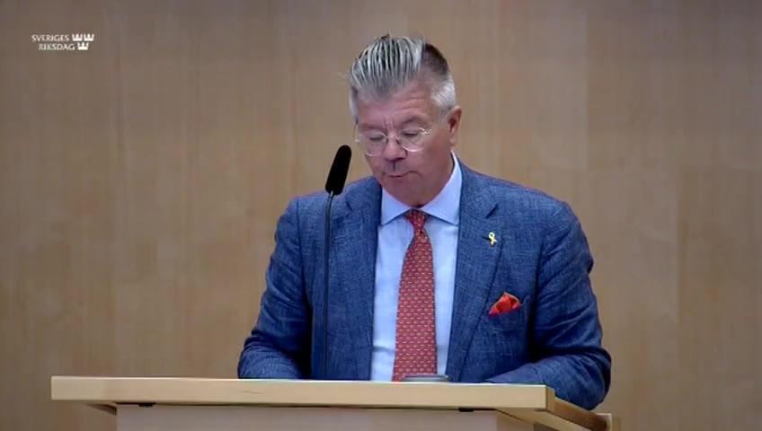 Stillbild från Debatt om förslag, Kompletterande bestämmelser till EU:s förordning om utländska direktinvesteringar