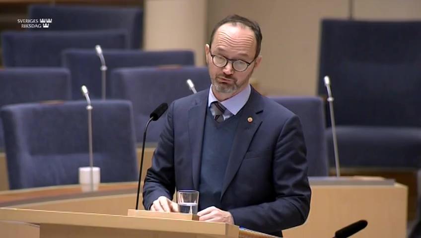Stillbild från Interpellationsdebatt, Fusket inom transportnäringen
