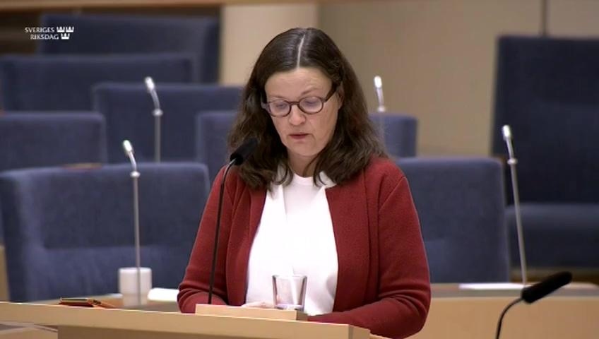 Stillbild från Interpellationsdebatt, Omsättningen på rektorer