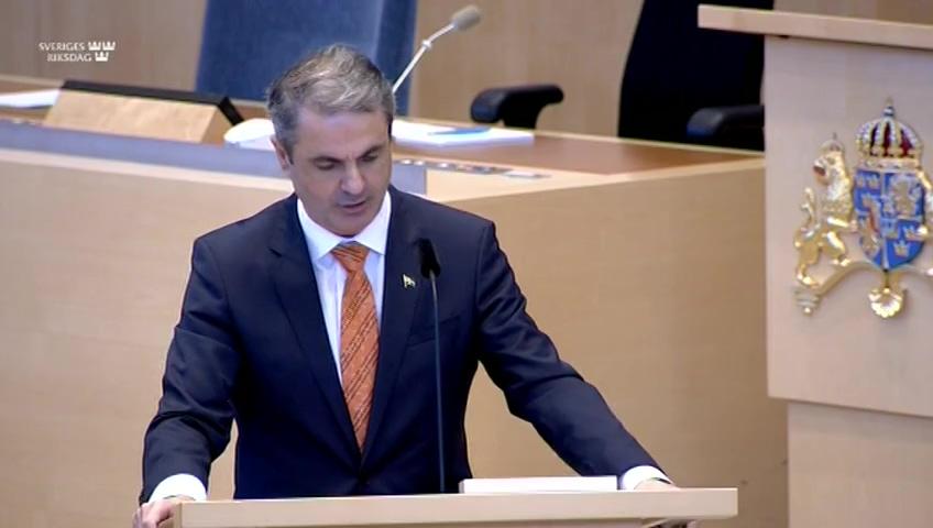 Stillbild från Interpellationsdebatt, Infranord