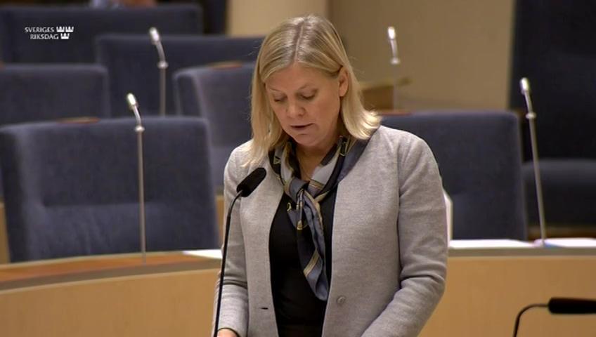 Stillbild från Interpellationsdebatt, Bonus-malus