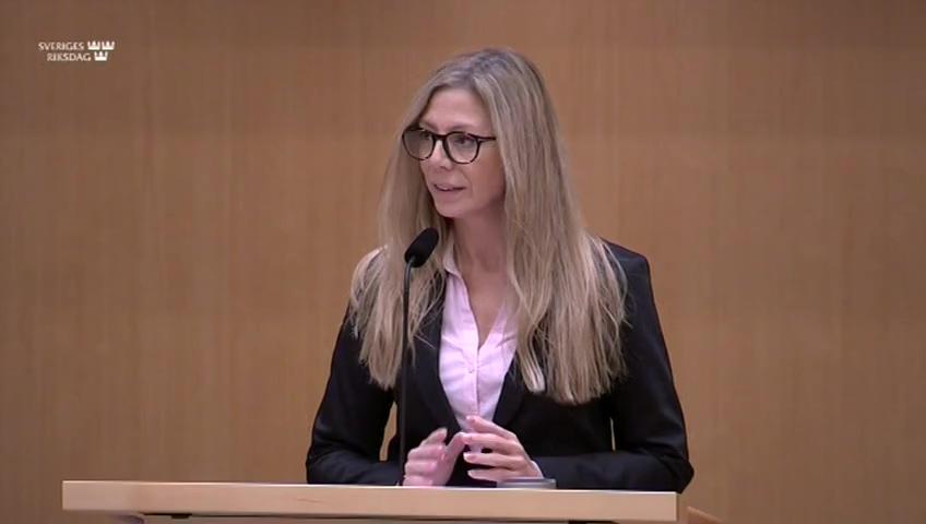 Stillbild från Debatt om förslag, Riksrevisionens rapport om flerbarnstillägget i barnbidraget