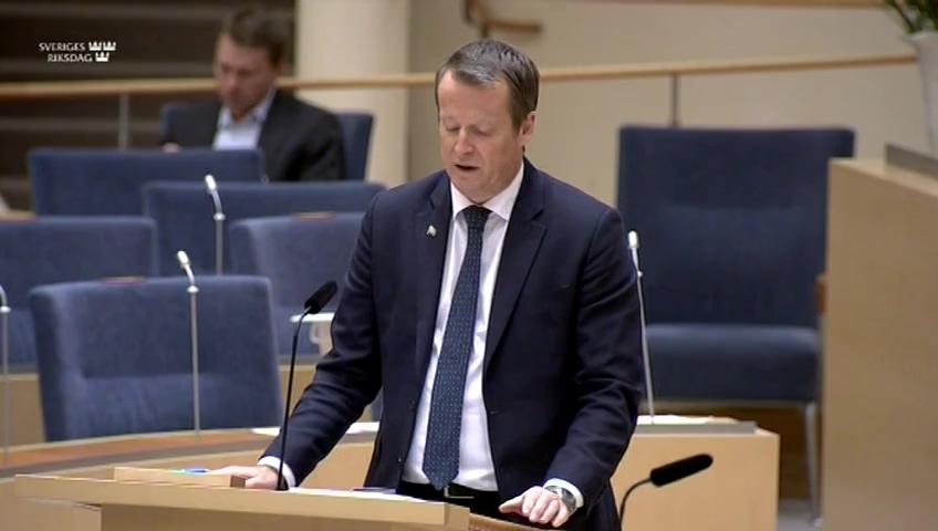 Stillbild från Interpellationsdebatt, Elenergikapacitet